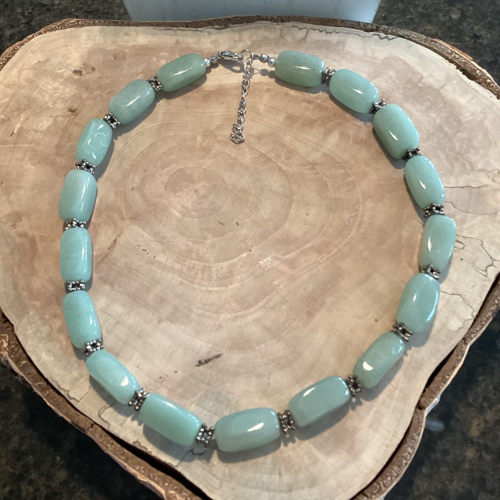 Green Chalcedony Necklace